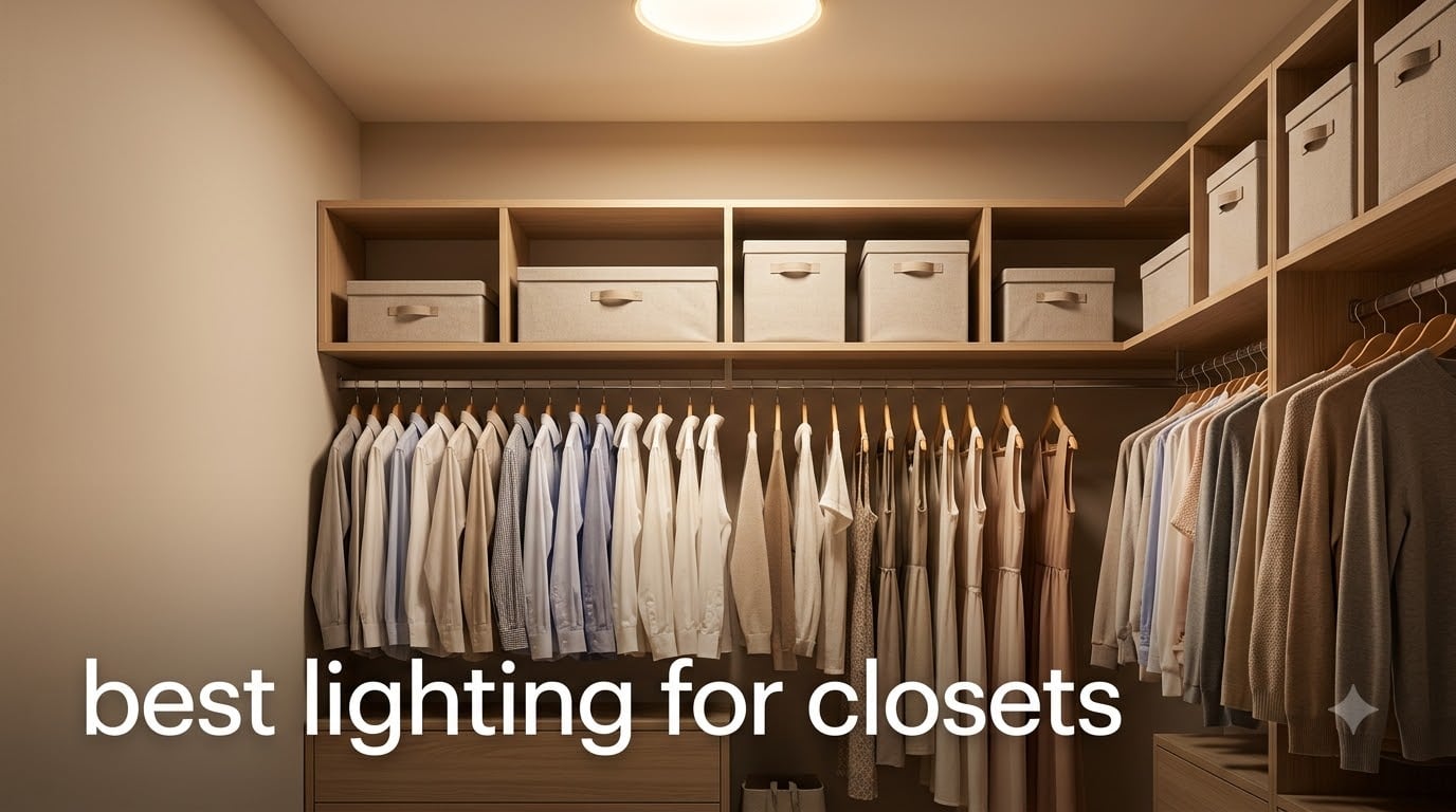 best lighting for closets