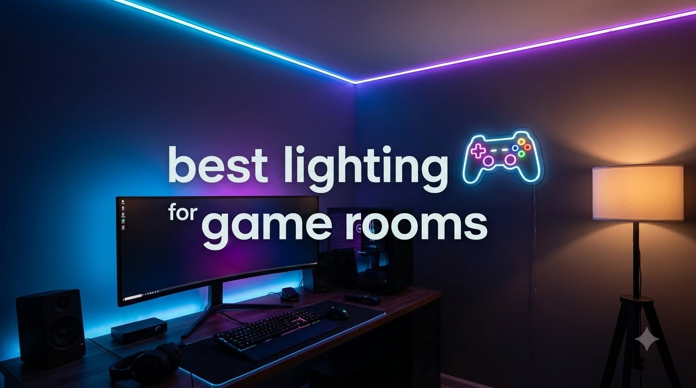 best lighting for game rooms