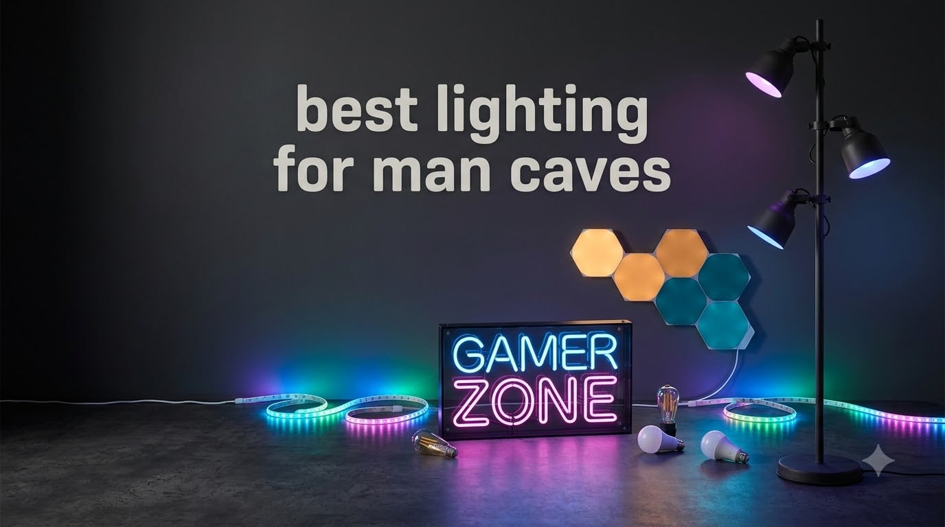best lighting for man caves