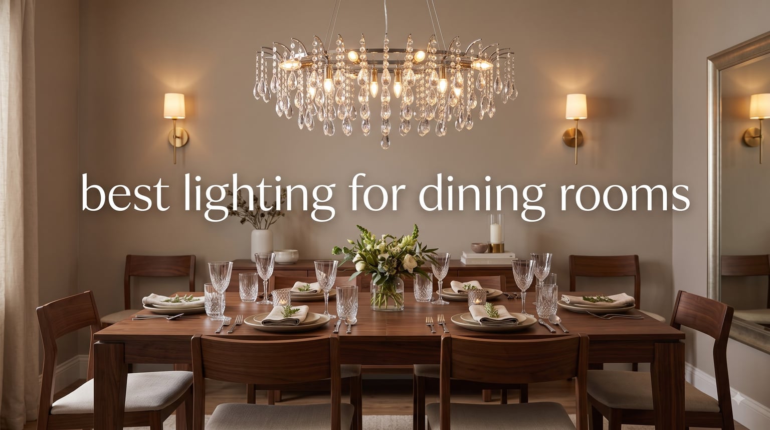 best lighting for dining rooms