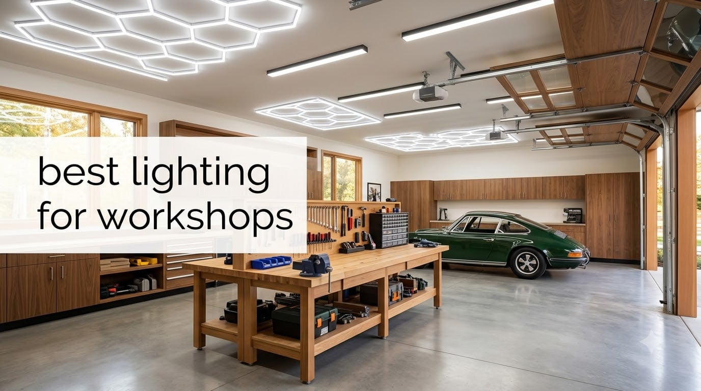 best lighting for workshops