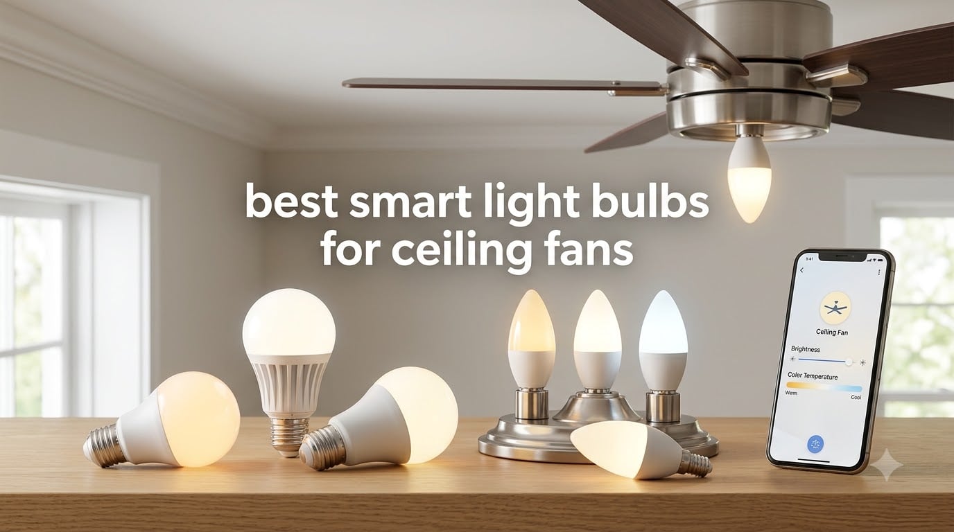 best smart light bulbs for ceiling fans