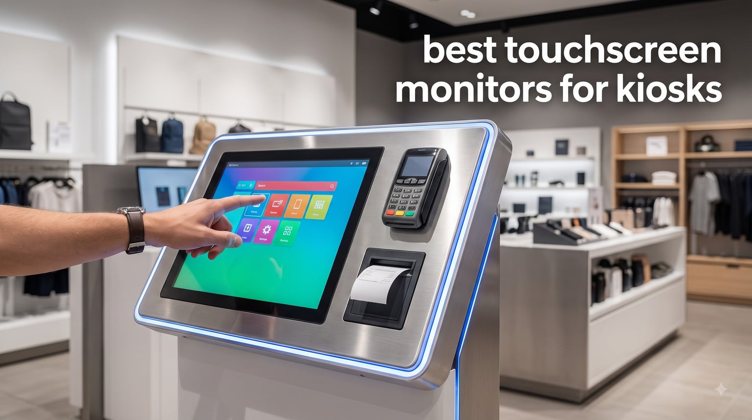 best touchscreen monitors for kiosks