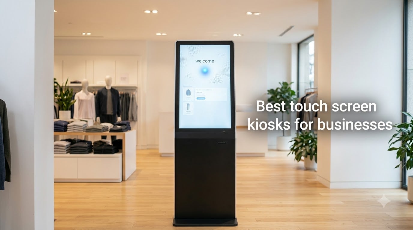 best touch screen kiosks for businesses