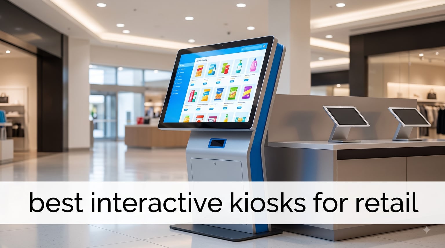best interactive kiosks for retail