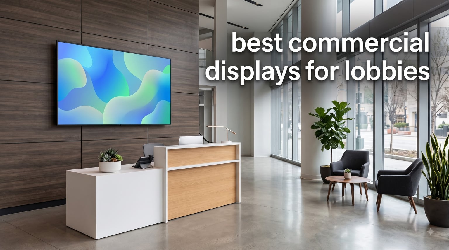 best commercial displays for lobbies
