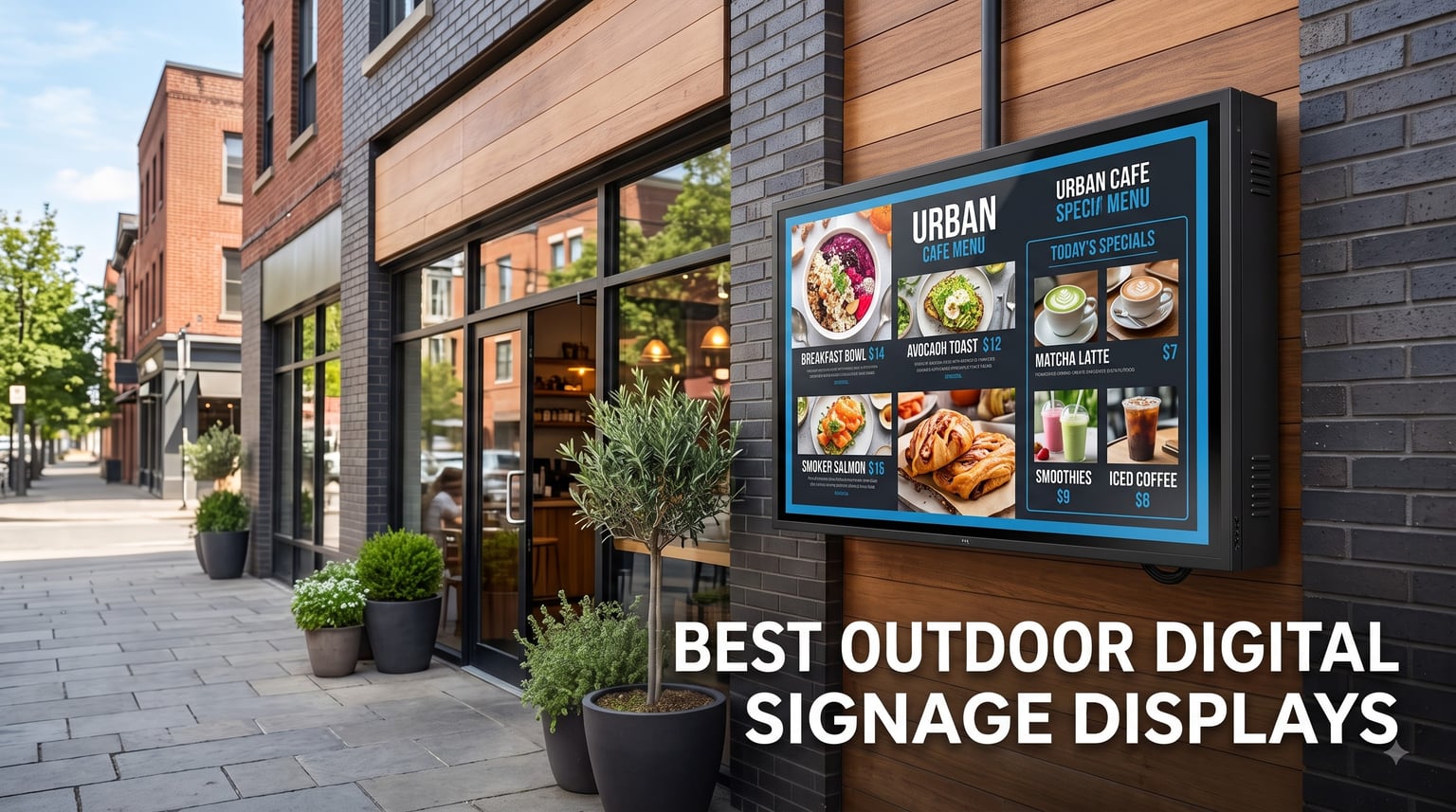 best outdoor digital signage displays