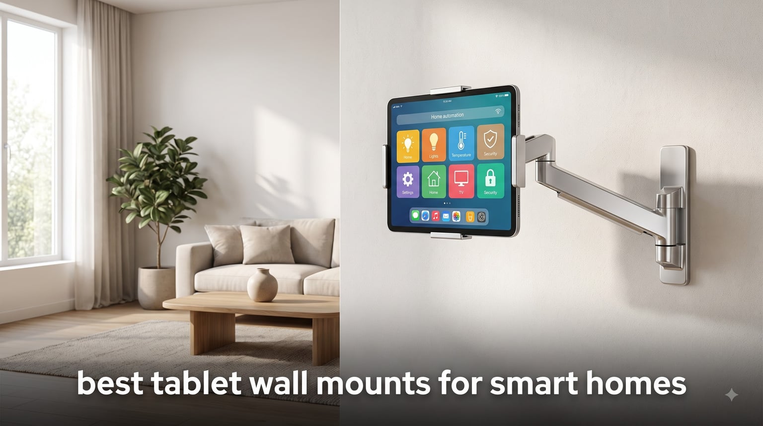 best tablet wall mounts for smart homes