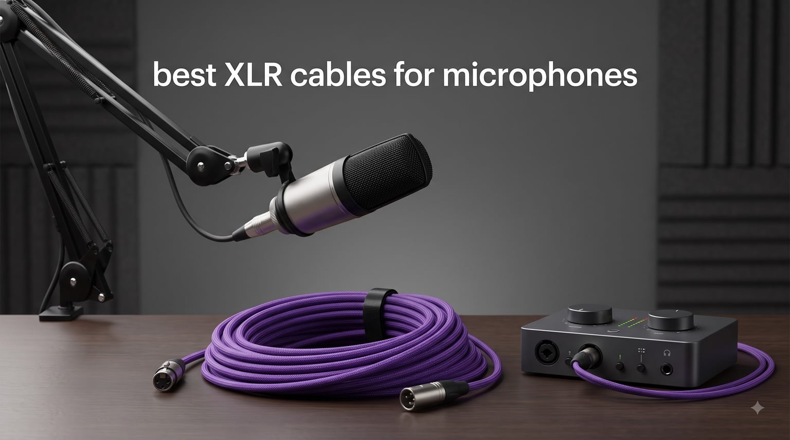best XLR cables for microphones