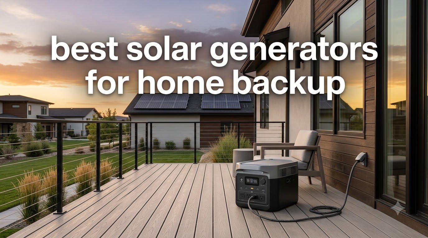 best solar generators for home backup