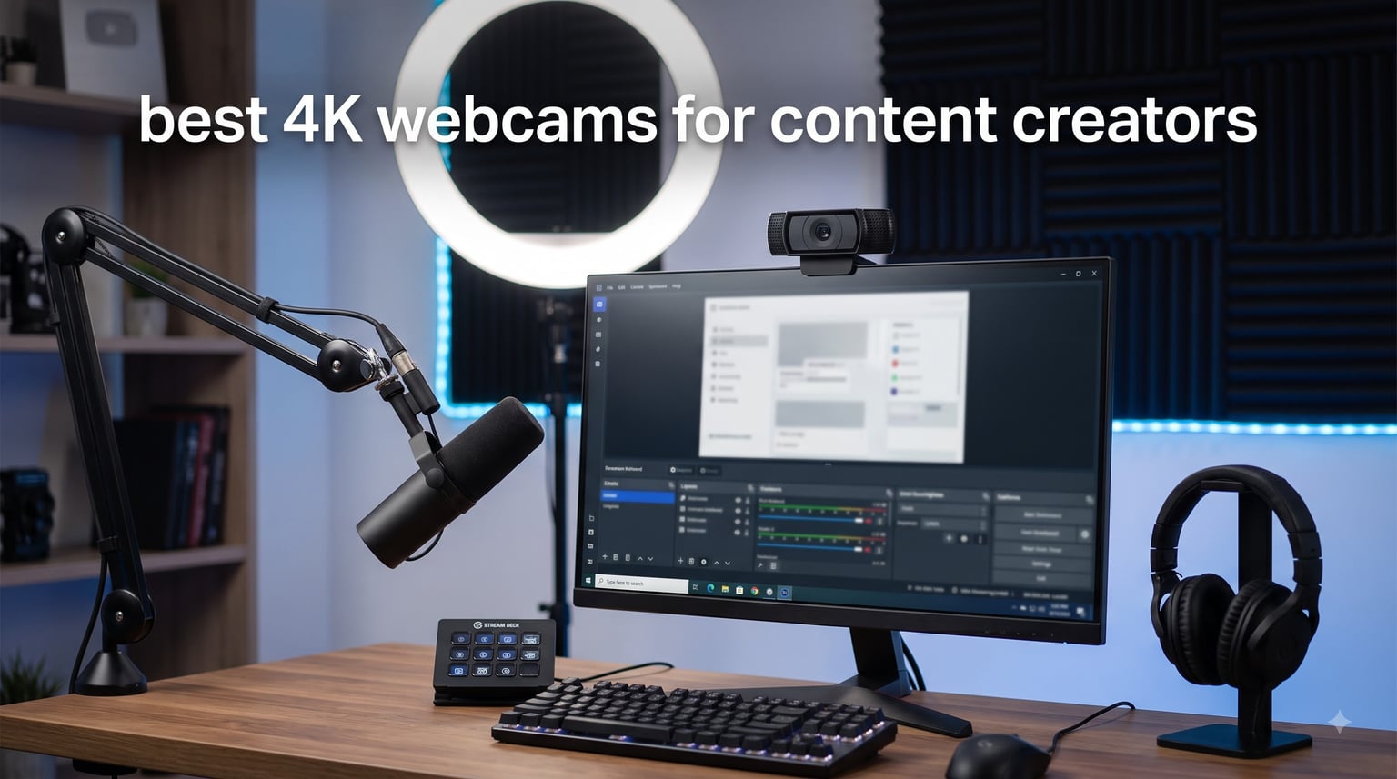 best 4K webcams for content creators