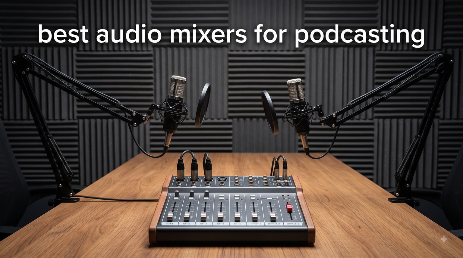 best audio mixers for podcasting