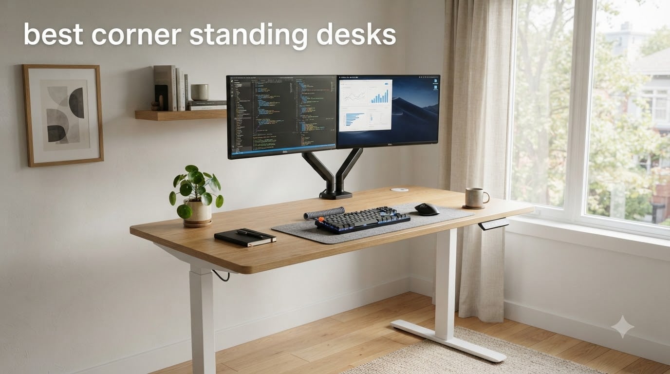 best corner standing desks