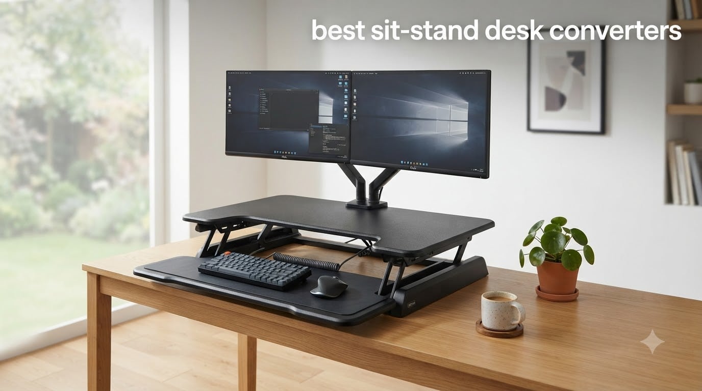 best sit-stand desk converters