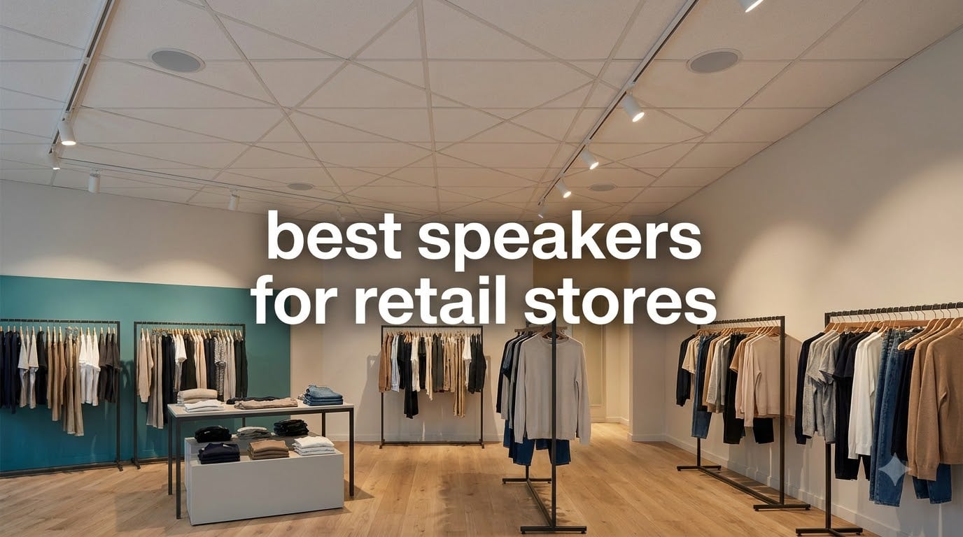best speakers for retail stores