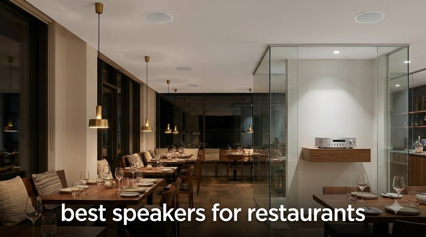 best speakers for restaurants
