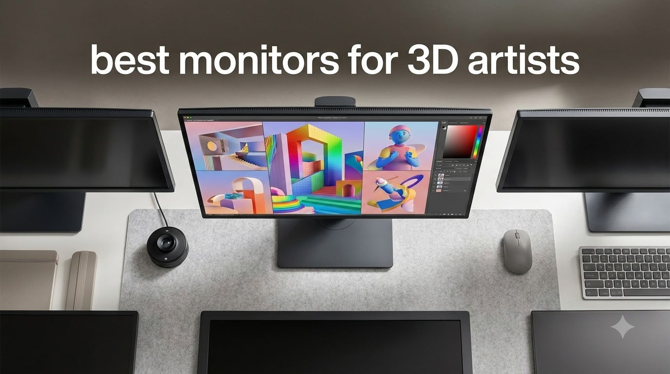 best monitors for 3D artists
