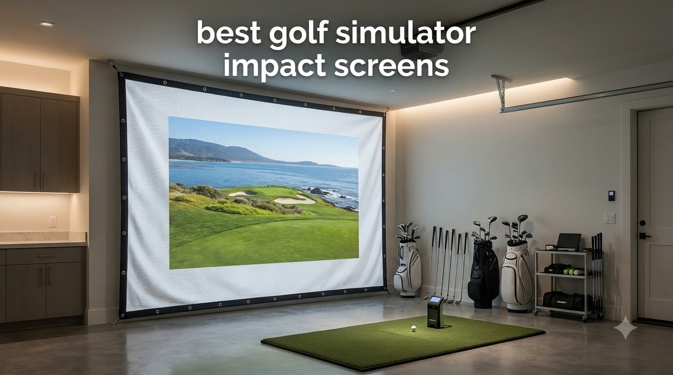 best golf simulator impact screens