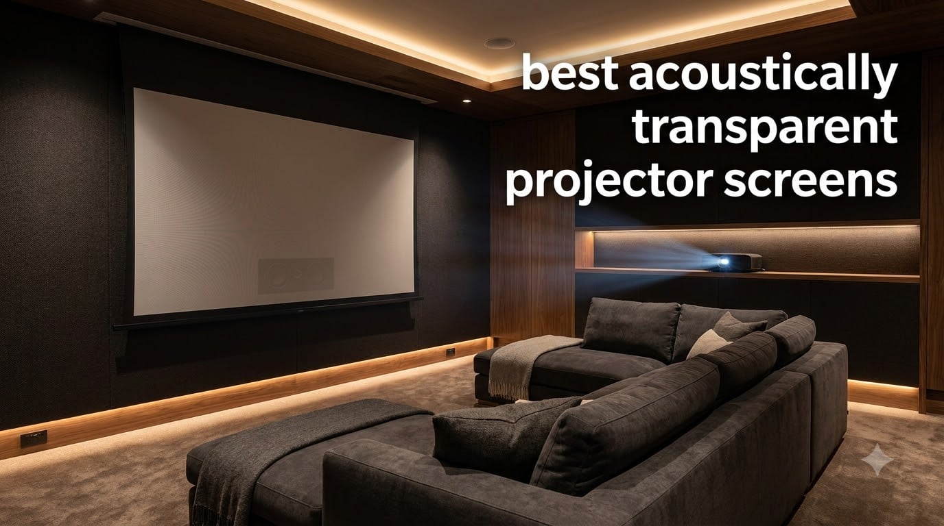best acoustically transparent projector screens
