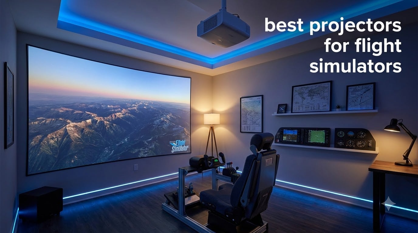 best projectors for flight simulators