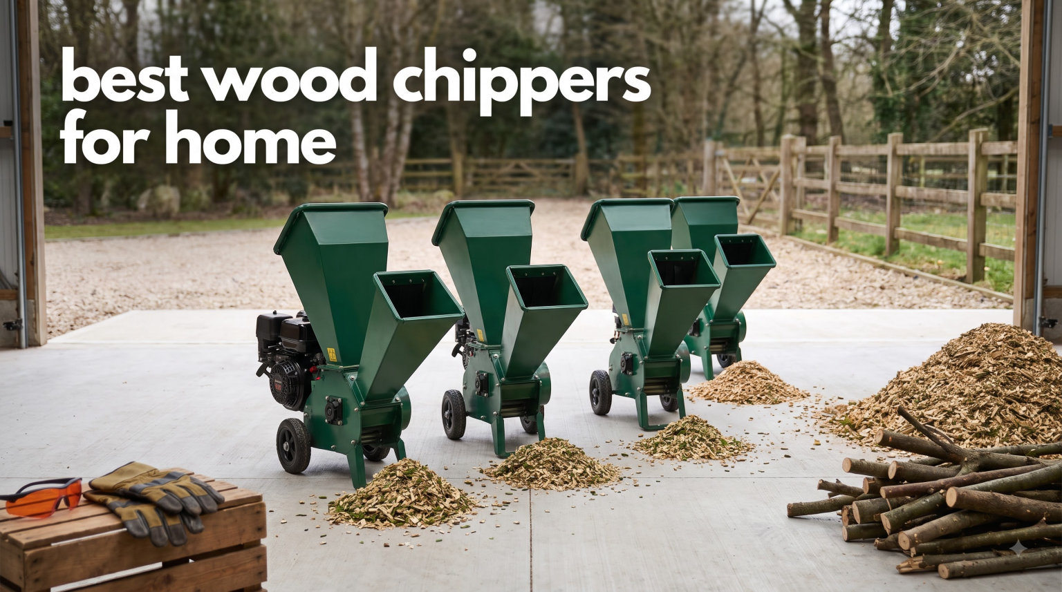 best wood chippers for home