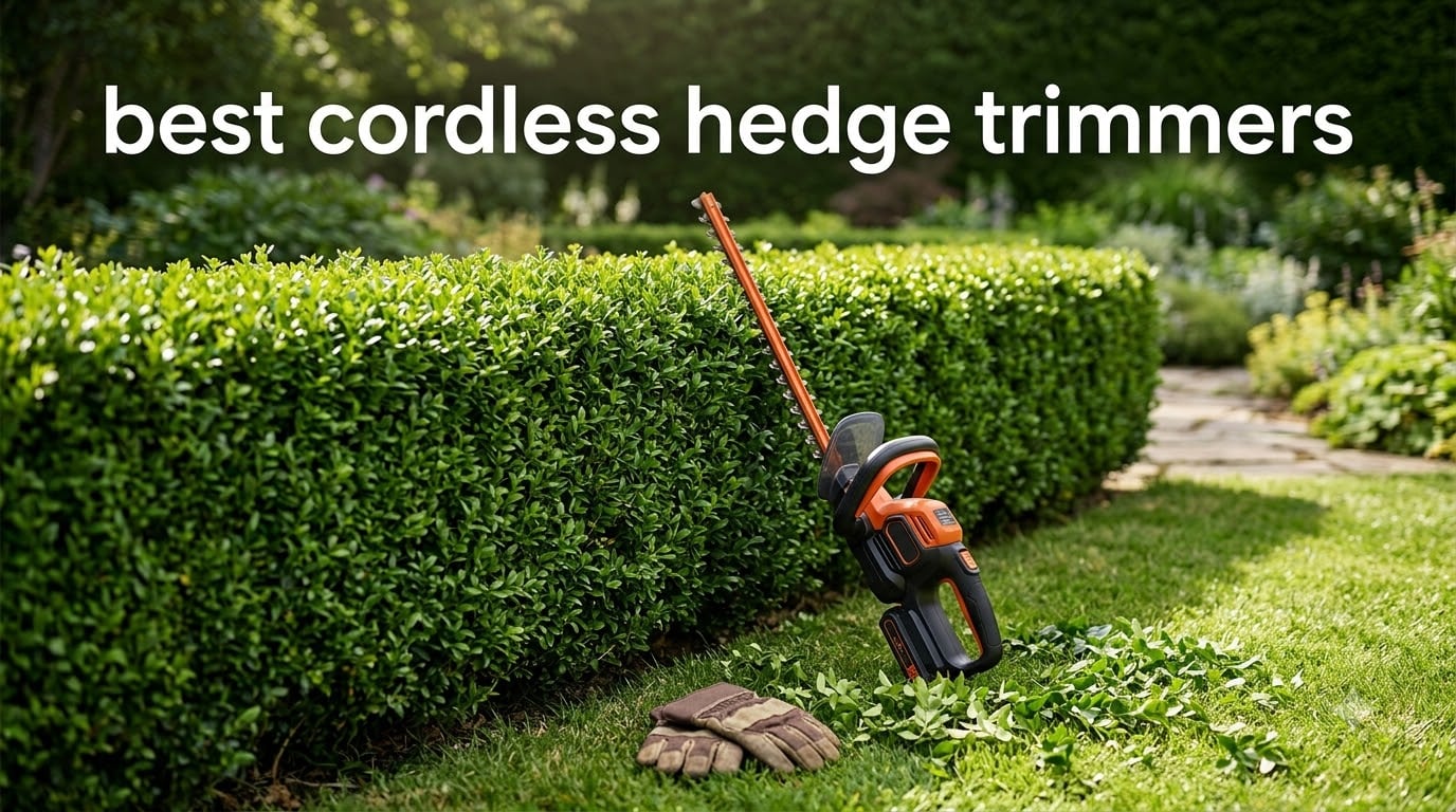 best cordless hedge trimmers
