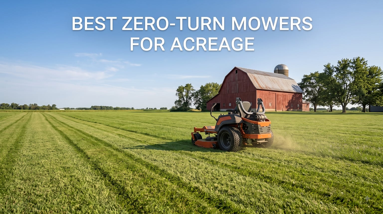 best zero-turn mowers for acreage