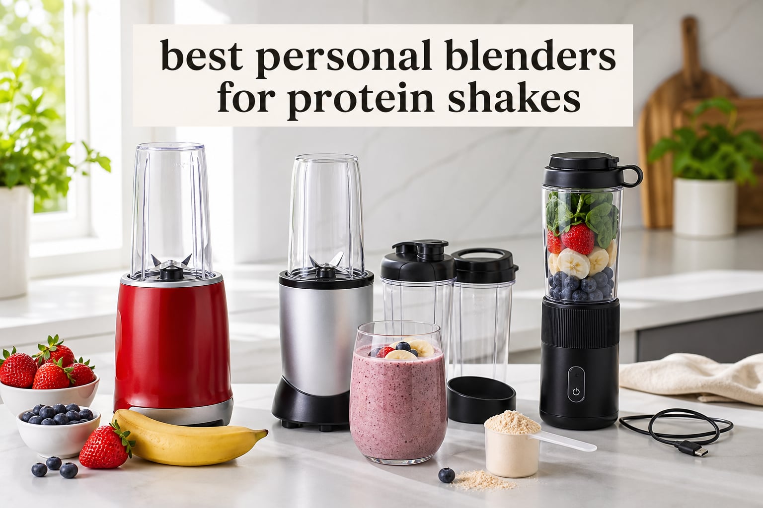 best personal blenders for protein shakes