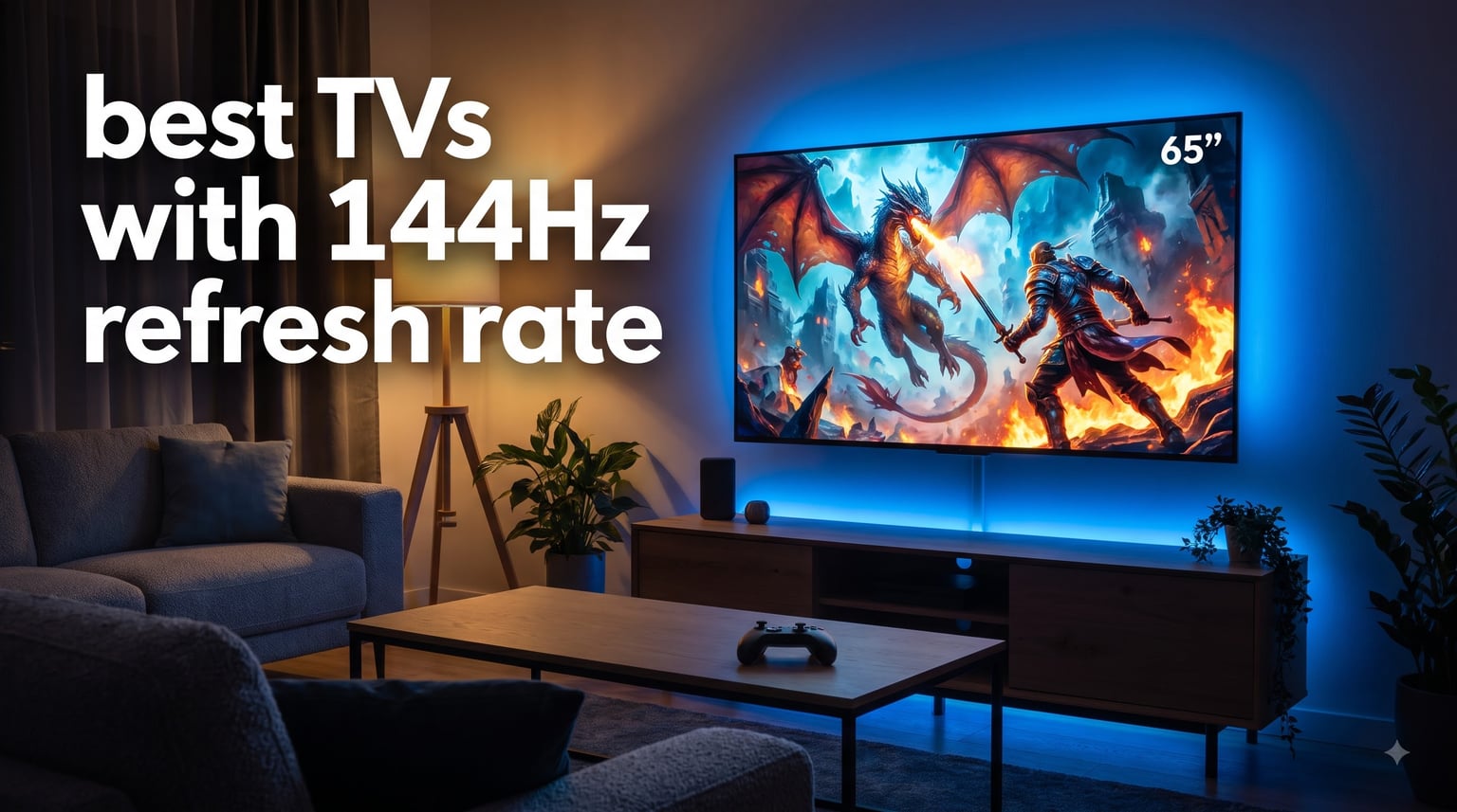 best TVs with 144Hz refresh rate