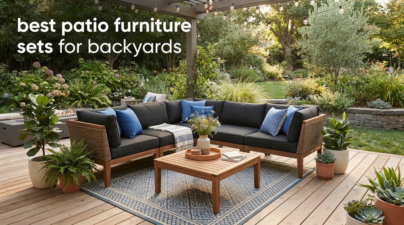 best patio furniture sets for backyards