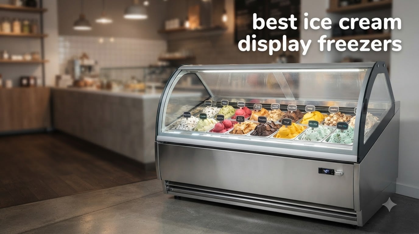 best ice cream display freezers
