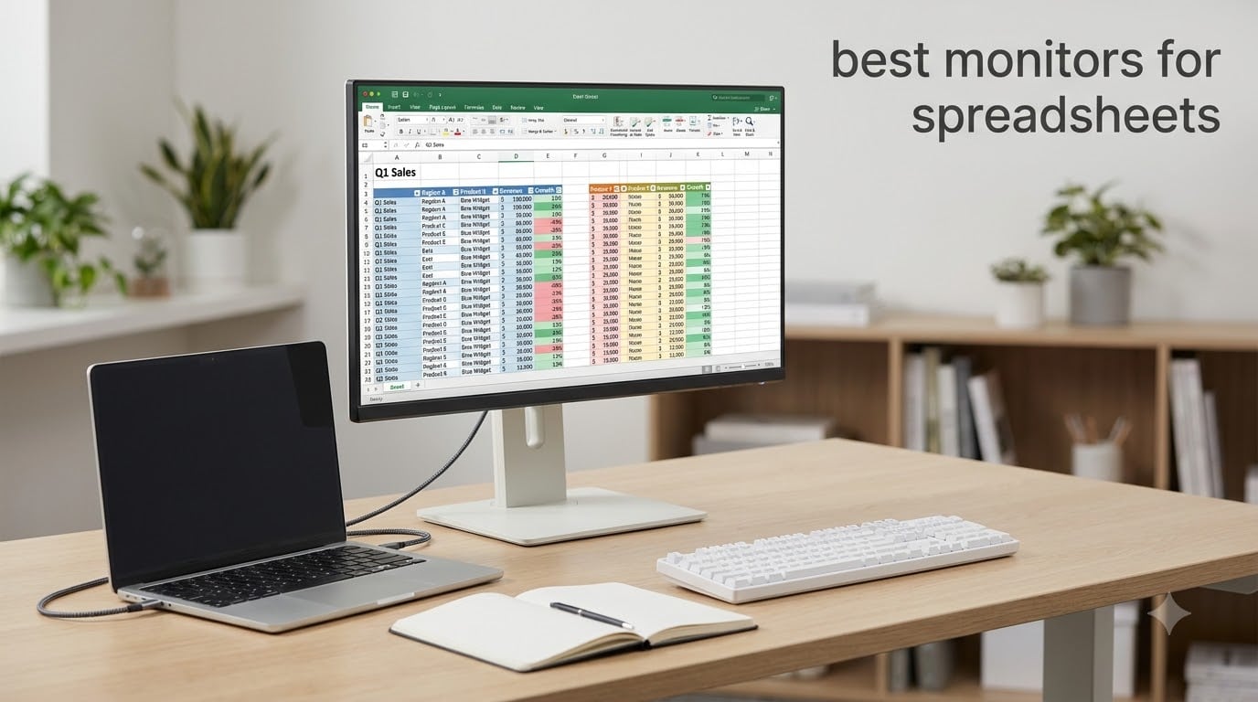 best monitors for spreadsheets