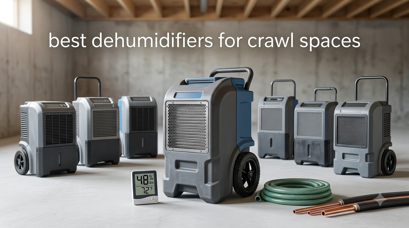 best dehumidifiers for crawl spaces