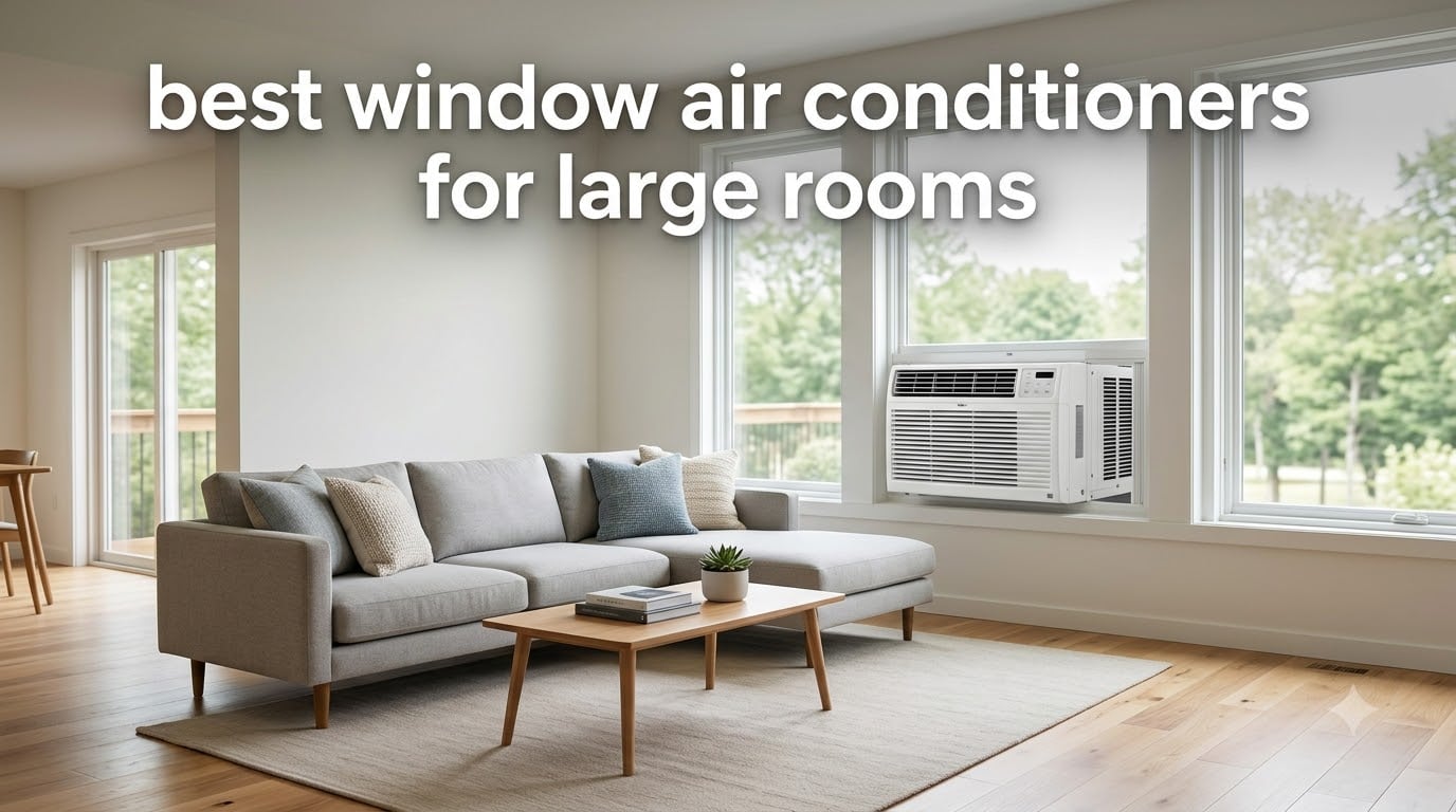 best window air conditioners for large rooms