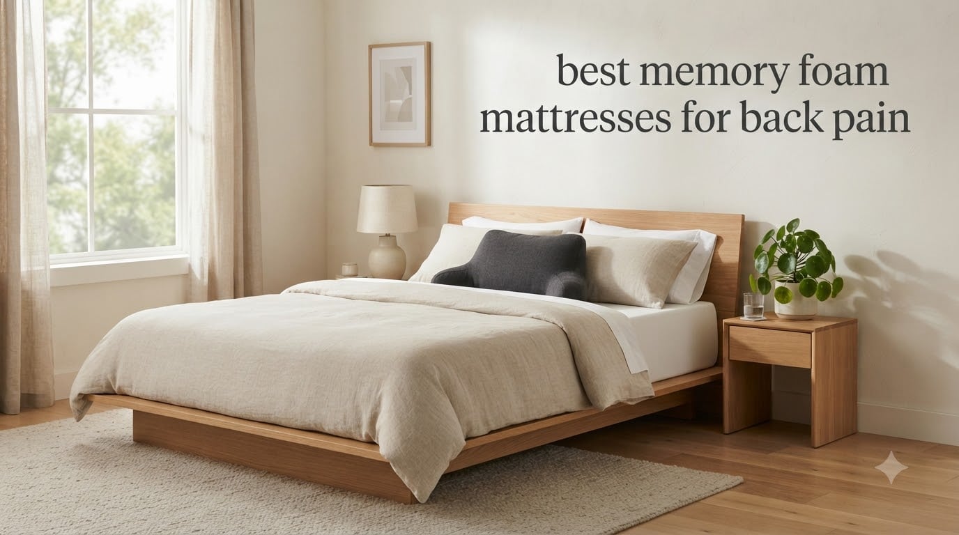best memory foam mattresses for back pain