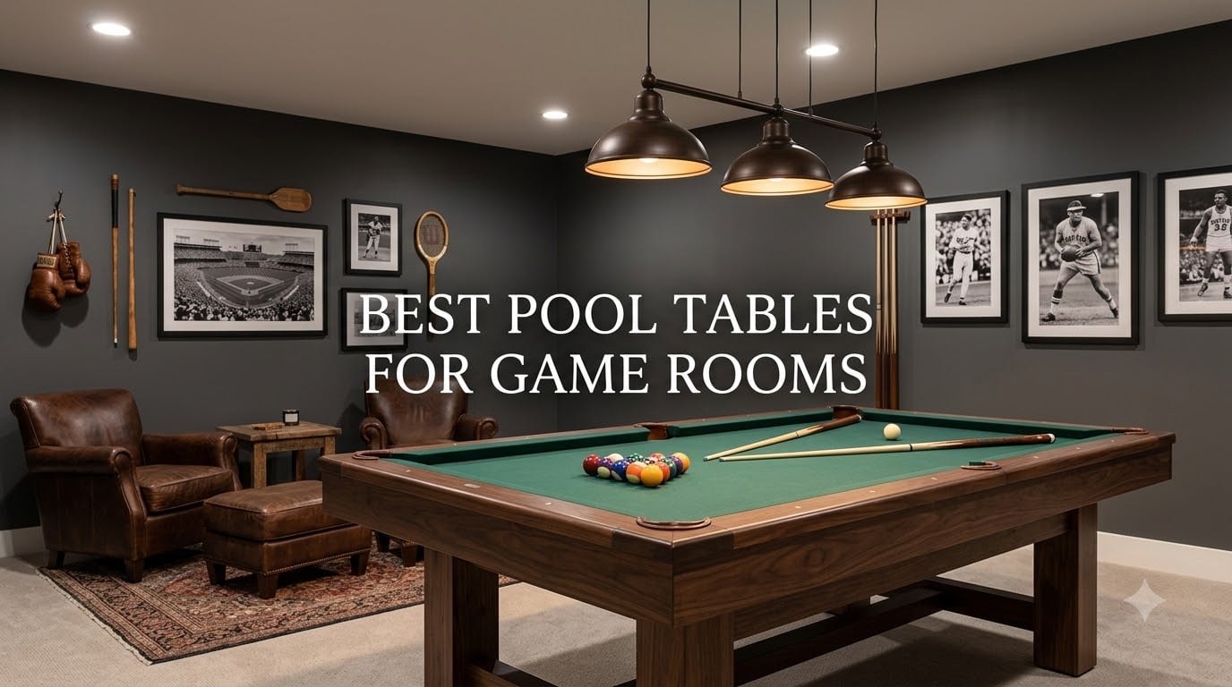 best pool tables for game rooms