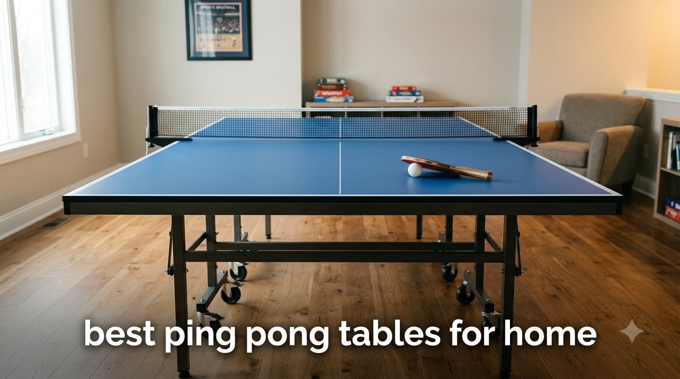 best ping pong tables for home
