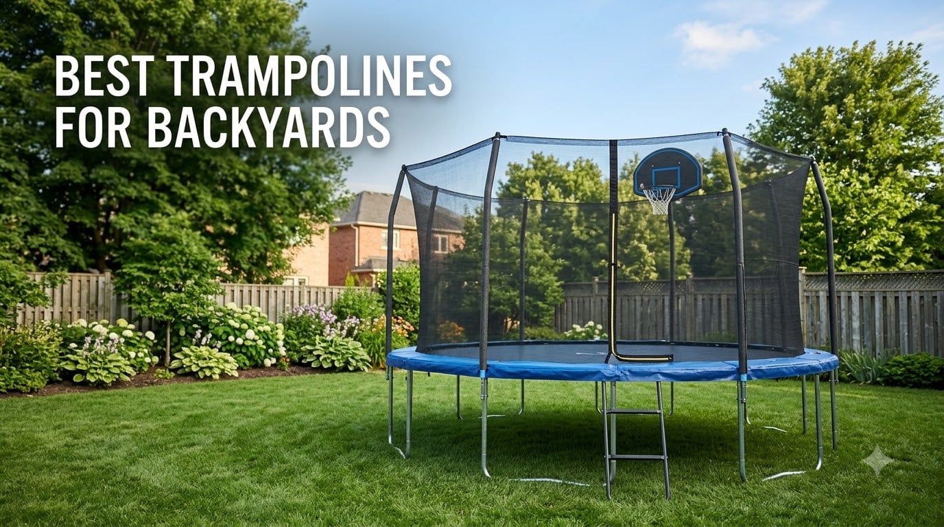 best trampolines for backyards