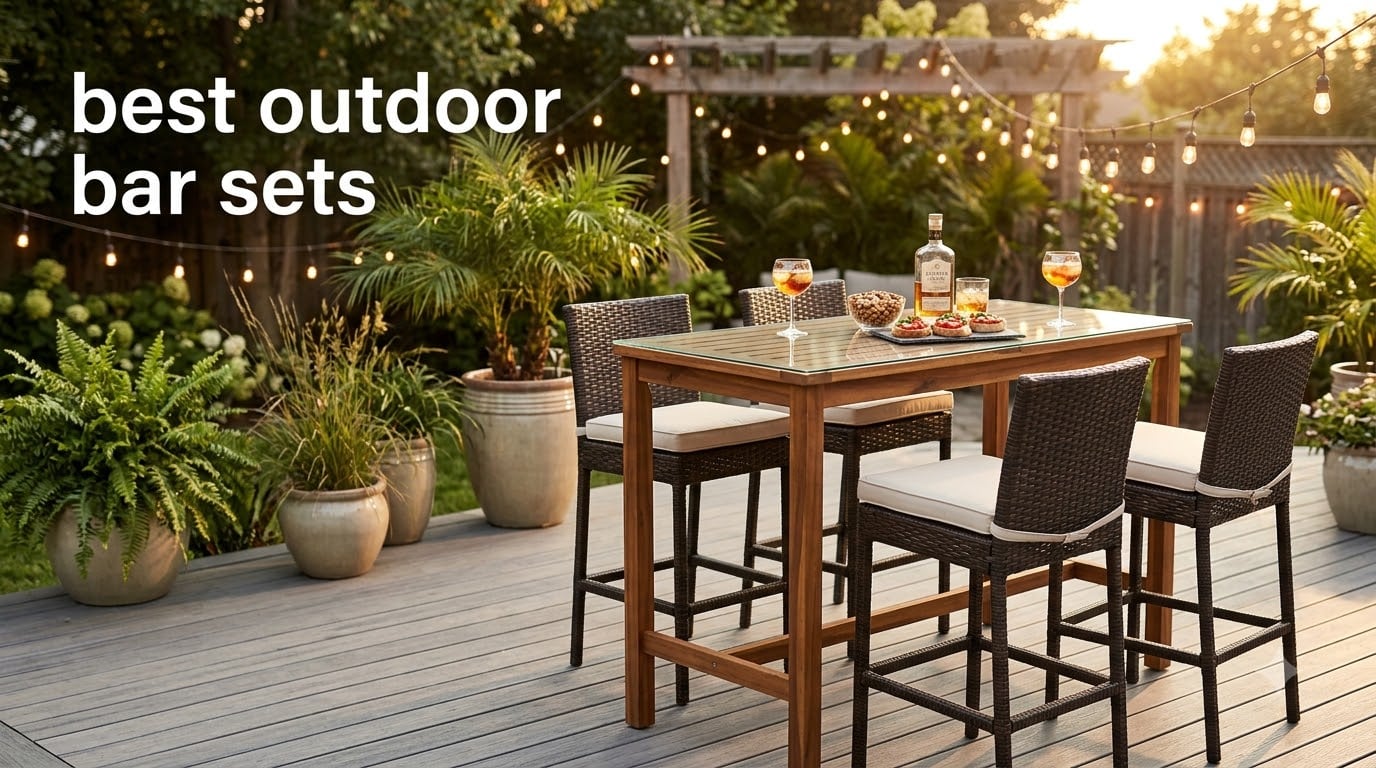 best outdoor bar sets