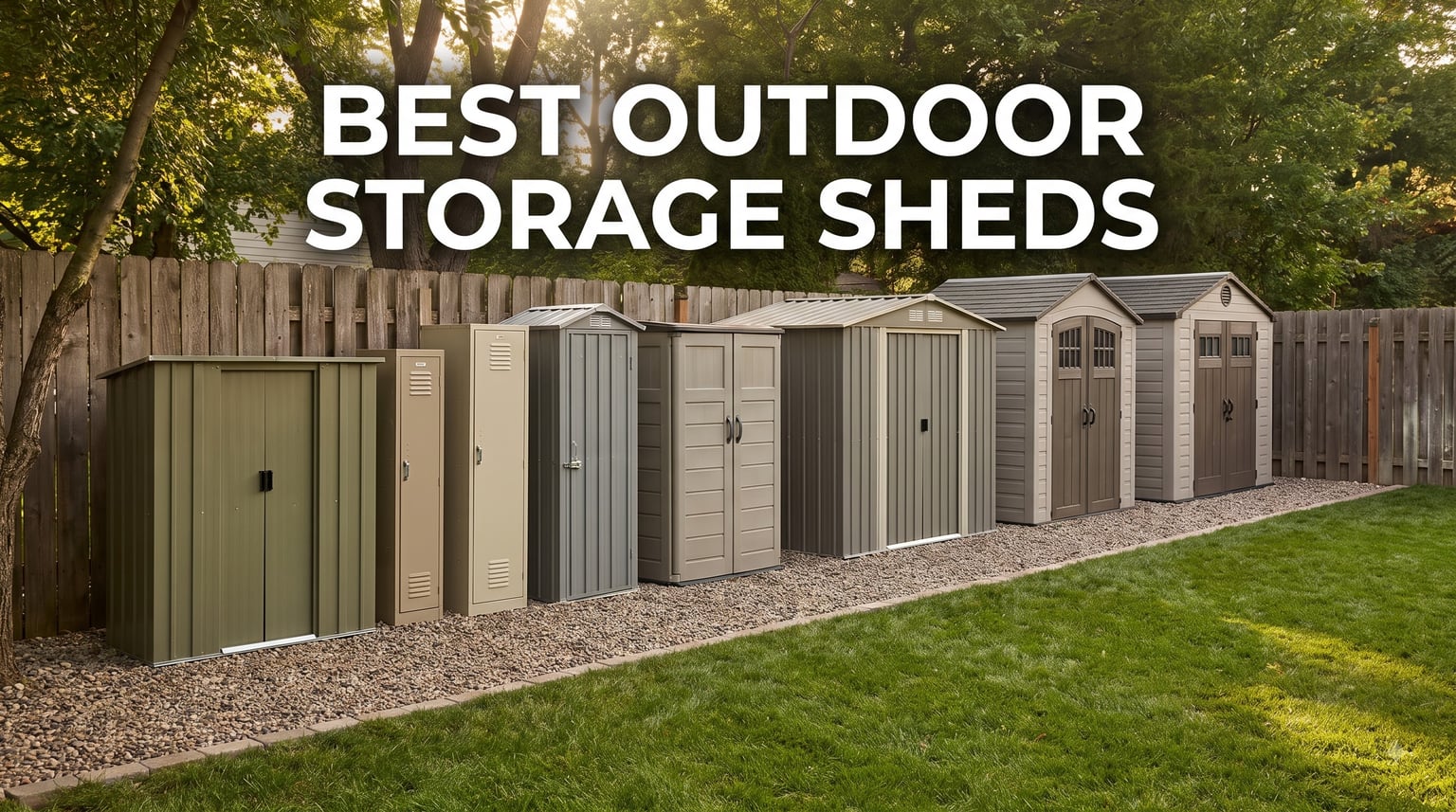 best outdoor storage sheds