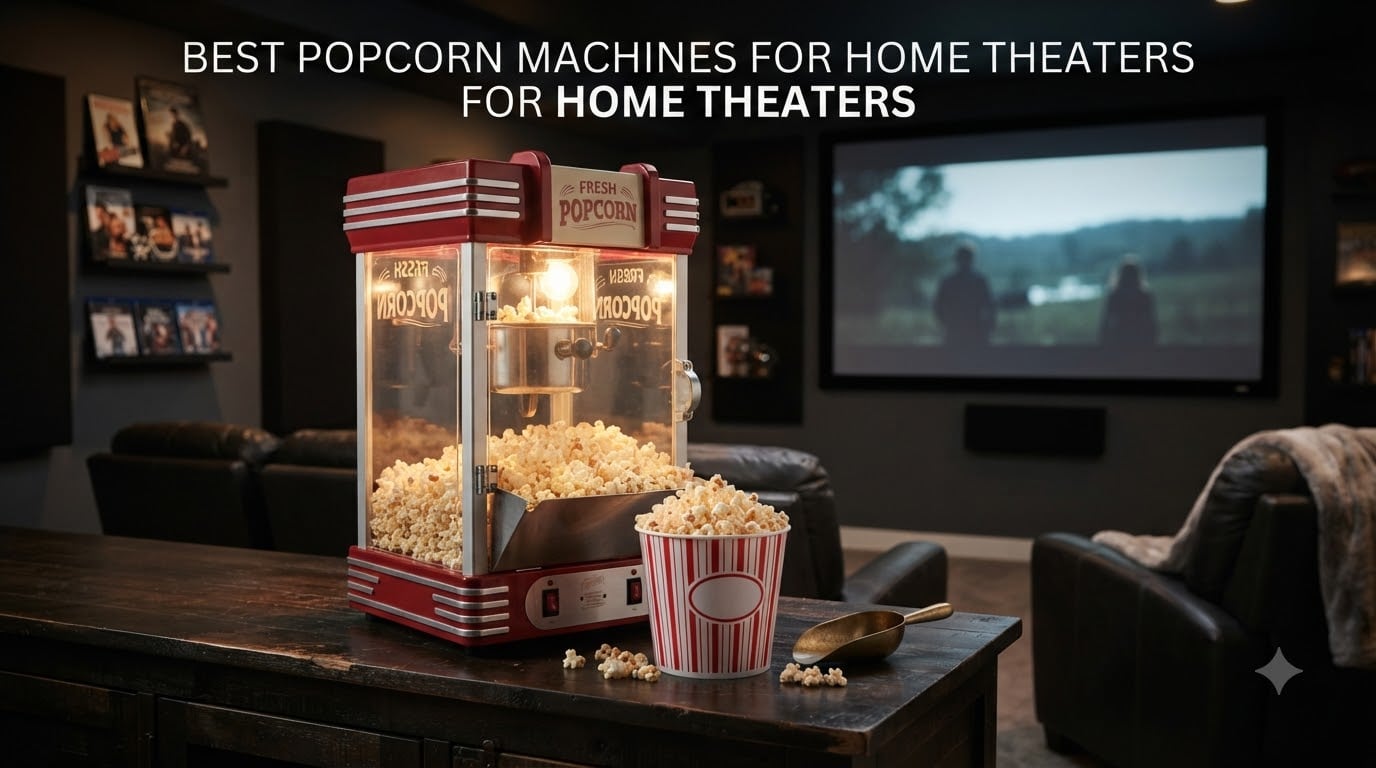 best popcorn machines for home theaters