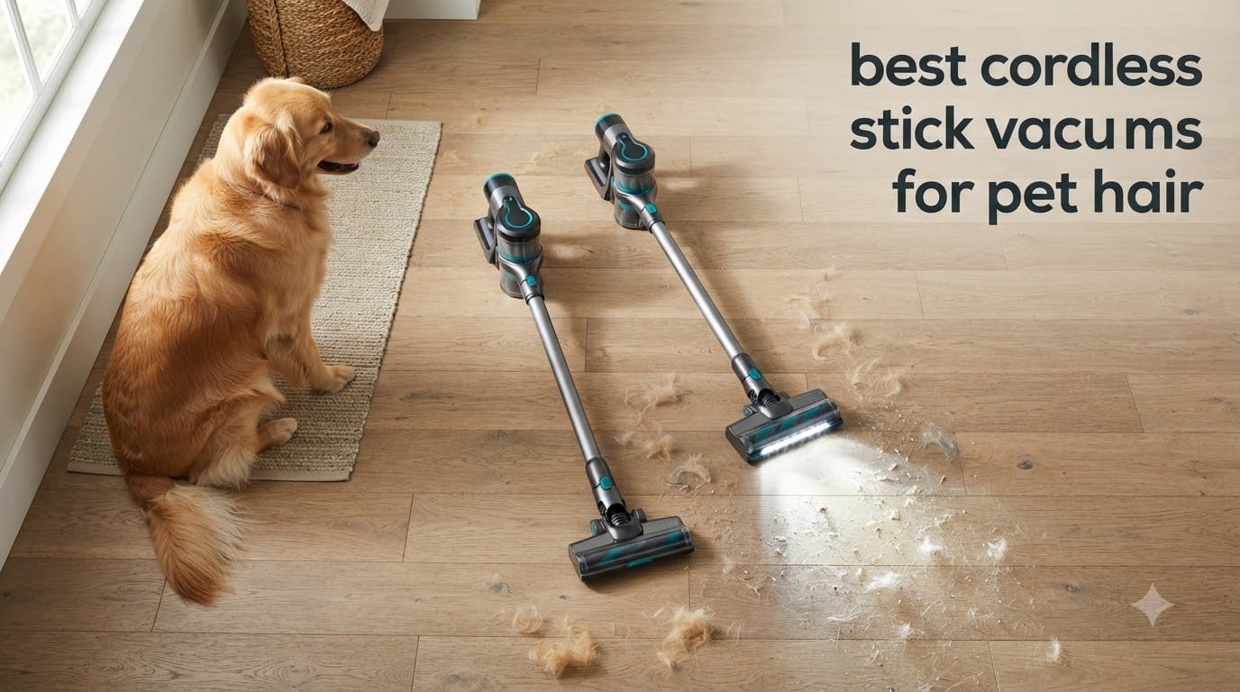 best cordless stick vacuums for pet hair