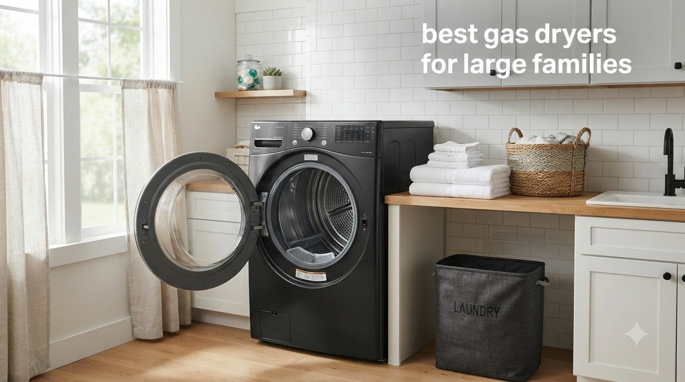 best gas dryers for large families