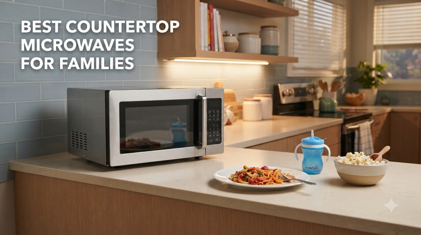 best countertop microwaves for families