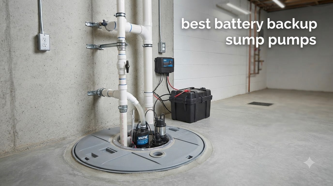 best battery backup sump pumps
