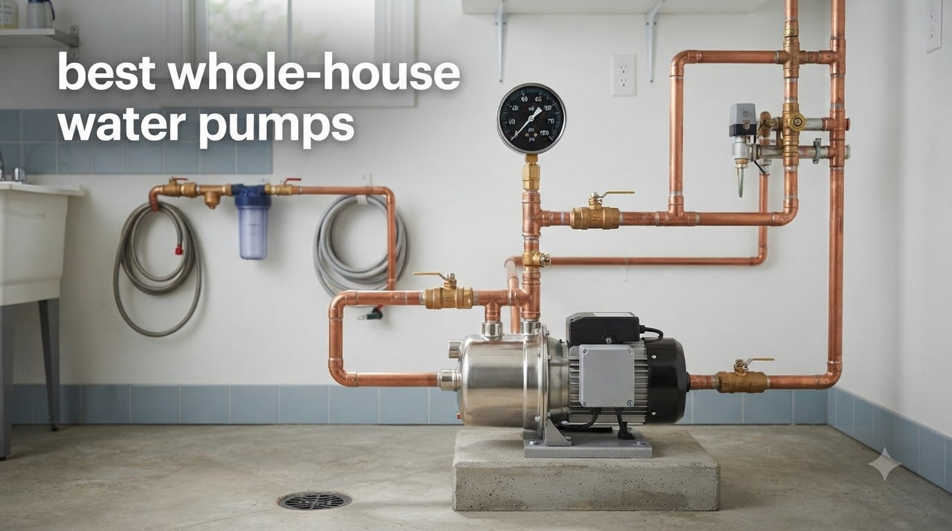 best whole-house water pumps