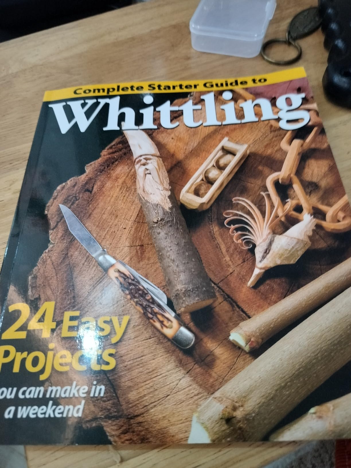 Complete Starter Guide to Whittling: 24 Easy Projects You Can Make in a Weekend (Fox Chapel Publishing) Whittling for Beginners with Woodcarving Patterns, Step-by-Step Projects, and Easy Carving Tips customer photo 2