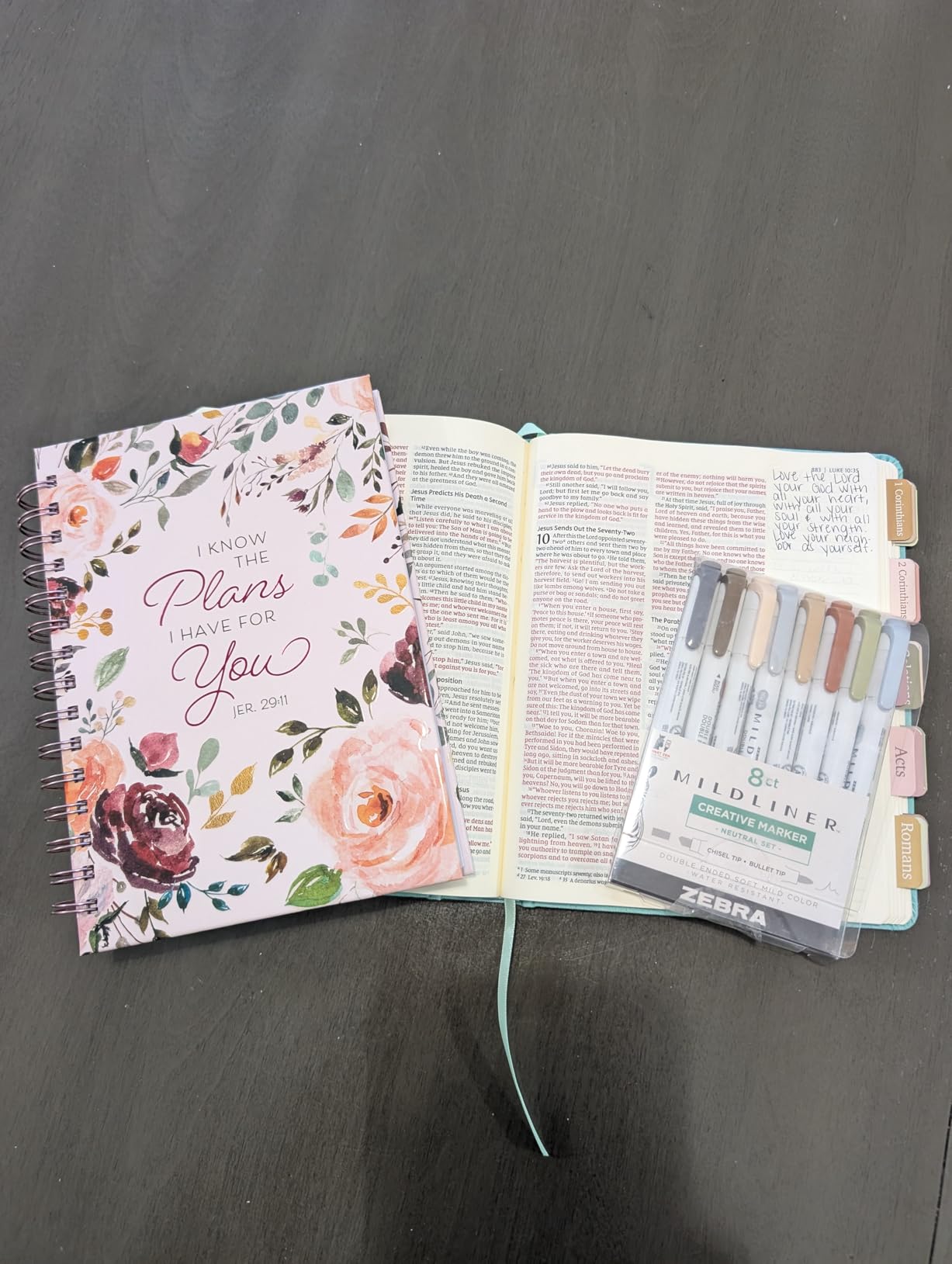 Christian Art Gifts Spiral Journal: Be Still and Know - Psalm 46:10 customer photo 1