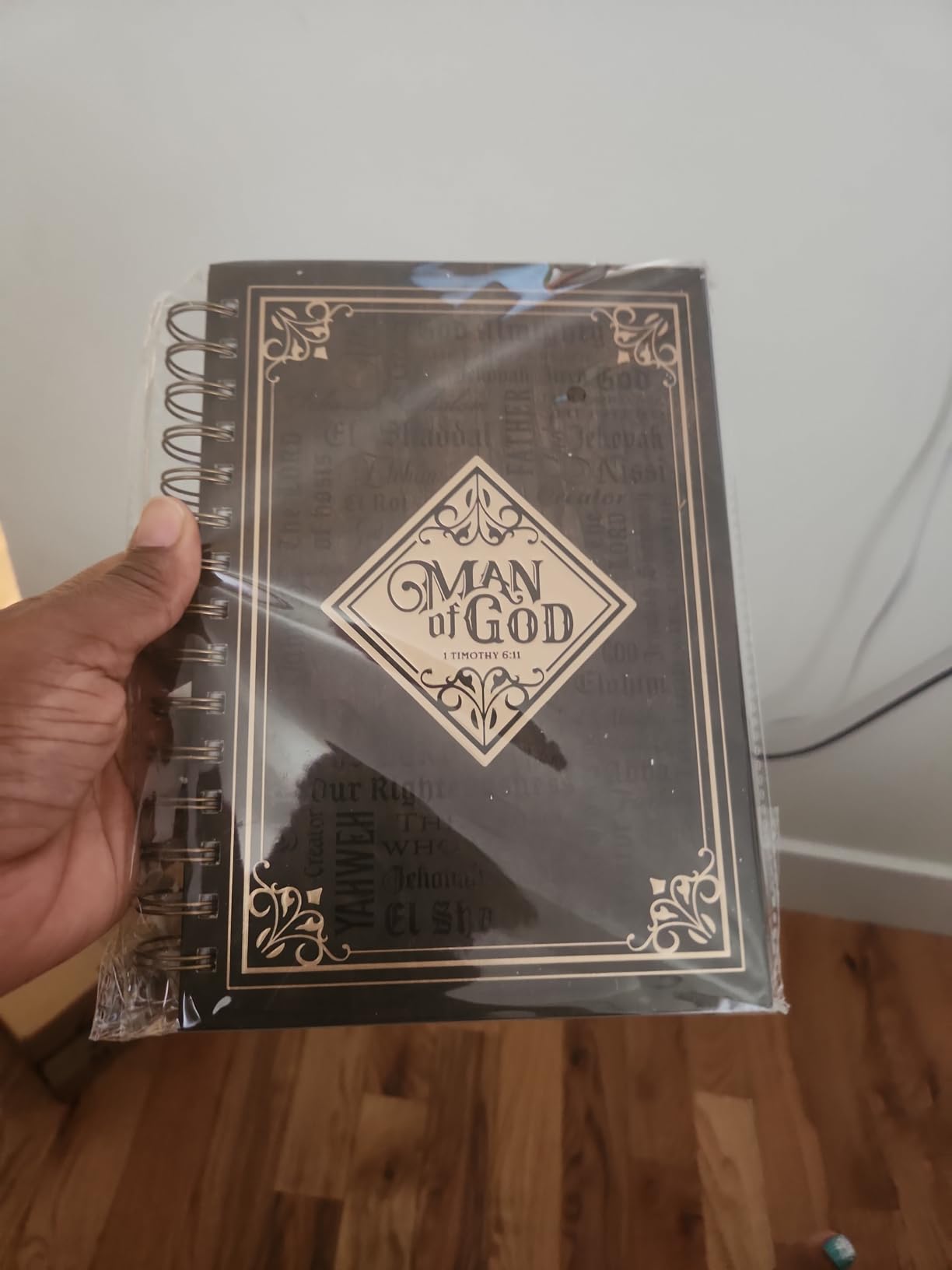 Christian Art Gifts Spiral Journal: Be Still and Know - Psalm 46:10 customer photo 2
