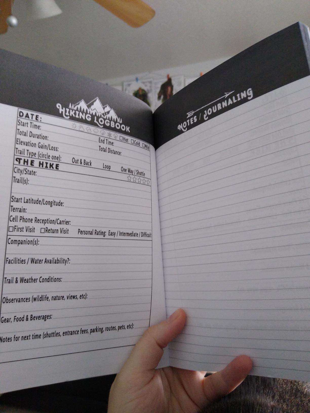 Hiking Logbook: Hiking Journal With Prompts To Write In, Trail Log Book, Hiker's Journal, Hiking Journal, Hiking Log Book, Hiking Gifts, 6